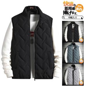 美品☆マンシングウェア☆2024FWフード中綿ベストタータンチェックLベージュ Munsingwear（マンシングウェア） 公式 ヒートナビ チェック中綿ベスト