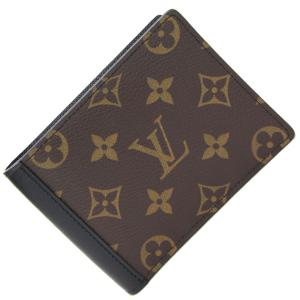 ルイヴィトン 二つ折り財布 モノグラムマカサー ポルトフォイユ ミンドロ M60411 中古 メンズ LOUIS VUITTON｜yumeichiba-premium