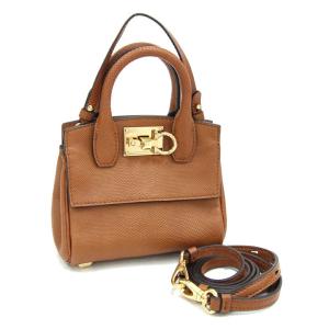 Salvatore Ferragamo◇ガンチーニスタジオミニ/ハンドバッグ/レザー