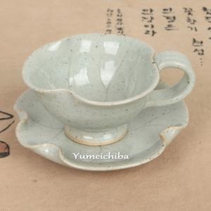 韓国茶器兼コーヒーカップ 四君子 2客8ピース : チマチョゴリと韓国