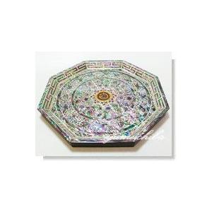 韓国漆螺鈿八角小物入れ菓子器 蝶 : チマチョゴリと韓国雑貨の専門店夢