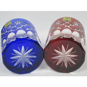 江戸切子グラス ペア 記念品 還暦祝い 定年退...の詳細画像1