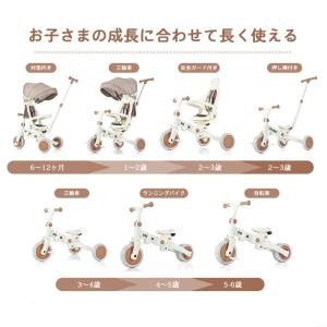 子供用三輪車 7in1 折りたたみ 三輪車のり...の詳細画像4