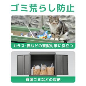【450L】ゴミ収納庫 ゴミストッカー 大容量...の詳細画像1