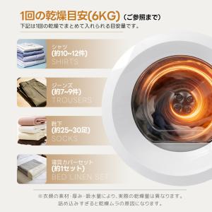 イラスト付きパネル【UV/高温除菌】6kg 衣...の詳細画像4