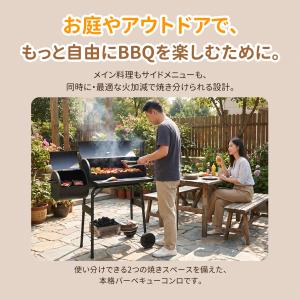 バーベキューコンロ BBQコンロ 焼き網 温度...の詳細画像1