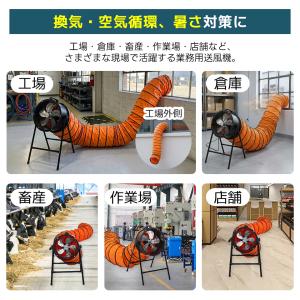 2サイズ【ダクトホース5mセット】送風機 工場...の詳細画像2