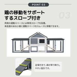 新作特別価格★鶏ケージ 6-8羽用 天然木 鶏...の詳細画像5