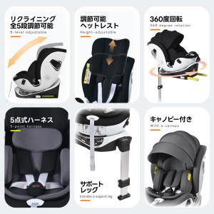 最大3年保障 チャイルドシート 新安全基準 R...の詳細画像2