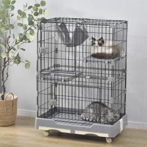 ウッドワンサークル キャット 2段 KJセット : ペットの専門店 ウッドワンサークル キャット 2段 KJセット : ペットの専門店