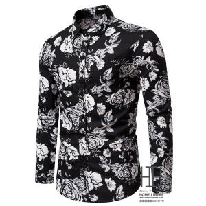 AiE◇長袖シャツ/チェックオープンカラーシャツ/S/コットン/イエロー