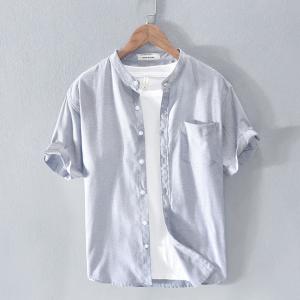 シャツ メンズ メンズシャツ 半袖シャツ メンズ オックスフォードシャツ 夏服 メンズ｜夢価格