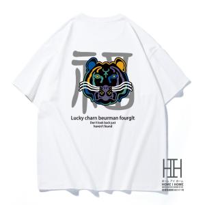 tシャツ メンズ 半袖 白 3l 4l 綿100％ バックプリント おしゃれ おもしろtシャツ メンズtシャツ クルーネック ロゴt Tシャツ カットソー メンズファッション｜yumekakaku