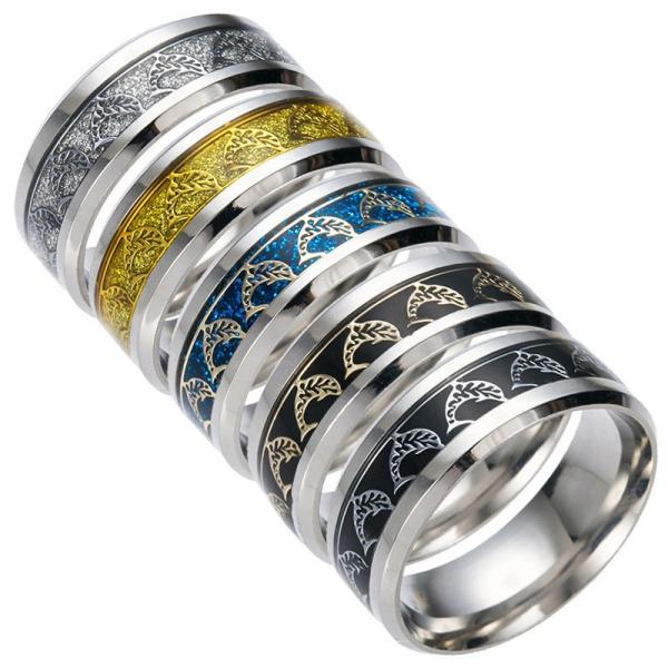 イルカ チタンリング メンズ メタルリング アクセサリー シンプル 指輪