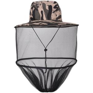 帽子 虫よけハット 防虫ネット ガーデニング ネット網