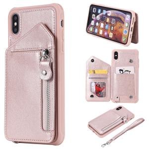 背面収納 スマホケース ポケット カード 小銭入れ ケース スタンド 手帳 ストラップ付 iphone12 iPhoneXS iPhoneXR iPhone11 保護