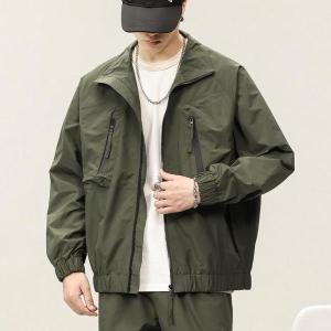 メンズ マウンテンパーカー 登山服 防風 多ポケット ハイネック ワーク 作業 おしゃれ 大きい ライトアウター パーカー 大きい 秋服 秋服