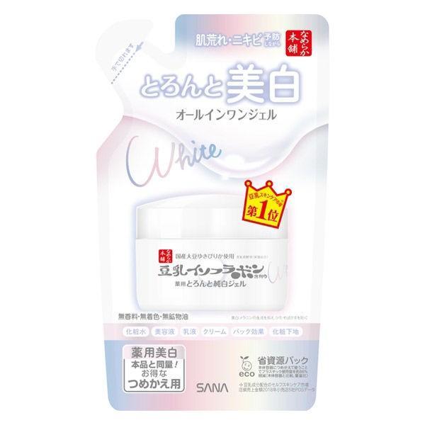 【医薬部外品】《常盤薬品》 サナ なめらか本舗 とろんと濃ジェル 薬用美白 N つめかえ用 100g