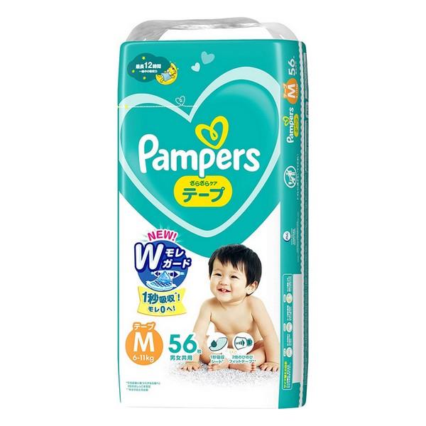 《P&amp;G》 パンパース さらさらケア テープ Mサイズ 56枚 6〜12kg