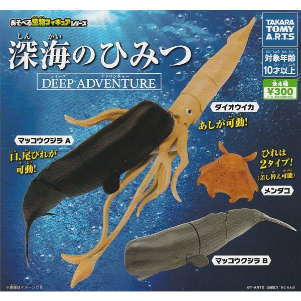 深海のひみつ　ディープアドベンチャー 全4種  ガチャ