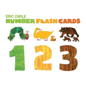 【英語のおもちゃ】 エリック・カール ナンバーカード クロニクルブックス はらぺこあおむし Chronicle Books EC Number Flash Cards｜yumemiru-ehon