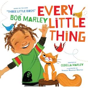 【海外の絵本】 Every Little Thing Based on the song "Three Little Birds" by Bob Marley ボードブック 英語版 子供向け【メール便対応】｜yumemiru-ehon