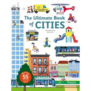 【英語のしかけ絵本】 Ultimate Book of Cities アルティメイト ブック オブ シティ クロニクルブックス はらぺこあおむし【宅急便:サイズ80】｜yumemiru-ehon
