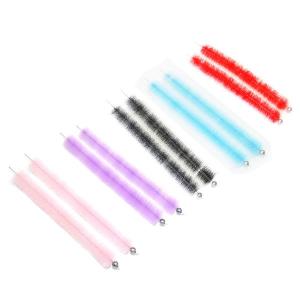 ハブ毛　ハブブラシ　パープル／ピンク／ブルー／レッド／ブラック ２本セット アウトドア ファッション