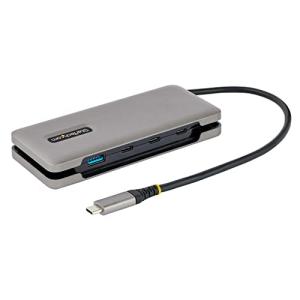 スターテック USB-Cハブ/4ポート/1x USB-A & 3x USB-C/10Gbps USB 3.1/3.2 Gen2/Thunderbolt