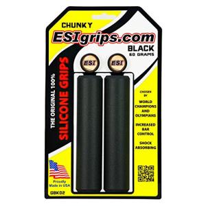 ESI grips MTB グリップ Chunky Grips CESGRCHBK ブラック 外径32mm x 長さ130