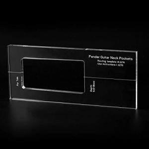 Musiclily Pro CNC 正確なアクリルスタンダード テレキャスター用ギターネックルーティングテンプレート