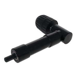 Utoolmart 直角ドリル ドリルアタッチメントアダプター L型アダプター 1セット H自動締め付け 90°アングルドリルブラック-プラスチックヘ