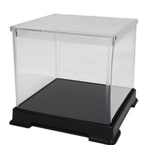 かしばこ商店 透明フィギュアケース 121211 プラスチック 組立式 W120×D120×H110mm ディスプレイケース
