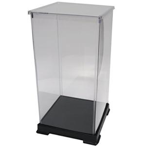 かしばこ商店 透明フィギュアケース 121232 プラスチック 組立式 W120×D120×H320mm ディスプレイケース