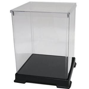かしばこ商店 透明フィギュアケース 181824 プラスチック 組立式 W180×D180×H240mm ディスプレイケース