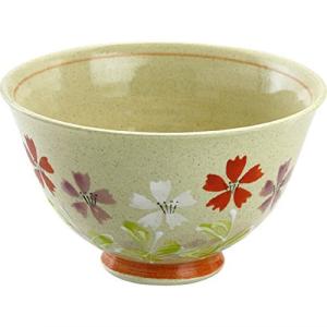 ランチャン 茶碗 レッド Φ11.8x7 花園 有田焼 日本製