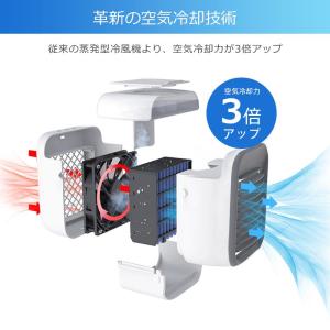 「クーポンで4,580円」冷風機 ポータブルク...の詳細画像4