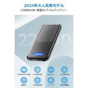 最新型 モバイルバッテリー 22800mAh ...の詳細画像1