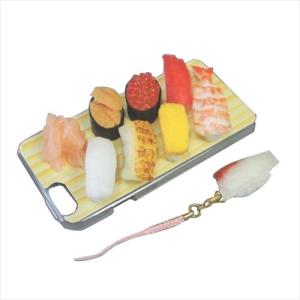 日本職人が作る  食品サンプル iPhone6ケース　ミニチュア寿司　IP-605｜yumeoffice