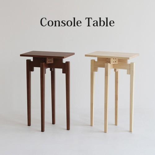 Console Table 玄関先の飾り置台にも使える コンソール テーブル 幾何学的デザイン 省ス...