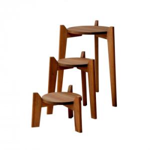 弘益(KOEKI) MASH Jardin Plants テーブルセット マホガニー MHOPLT3...