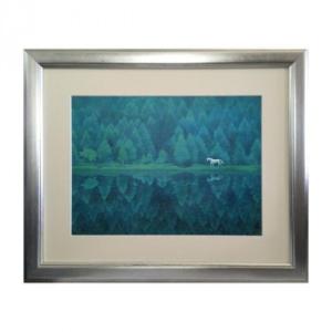 東山魁夷 緑響く 絵画 【複製】【美術印刷】【巨匠】【変型特寸