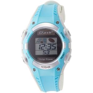 腕時計 ソーラー デジタル Dash 防水 多機能 ウレタンベルト ADWW16032SOL18 レディース ブルー