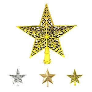 Giyomi クリスマスツリー オーナメント ツリートップ デコレーション 星 スター クリスマスツリー 装飾  透かし アールデコ アラベスク