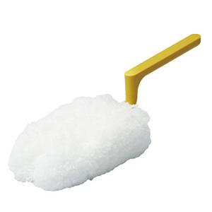 エレコム クリーナー ブラシ カクレモップ ハンドル360度回転 挟んで隠せる ライムイエロー KBR-015YL