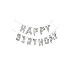 kikipa 誕生日 飾り付け 風船 HAPPY BIRTHDAY バルーン パーティー 装飾 バルーン 1文字縦約37cm