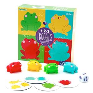 学研ステイフル_1-2-3 FROGGIES 数と色をおぼえるかえるのゲームA10907