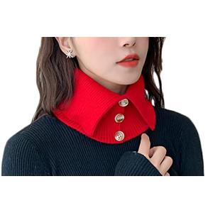 ネック ウォーマー スカーフ 襟 付け マフラー タートル ガード ニット 防寒