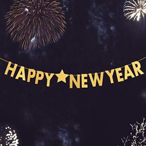 CCINEE Happy New Year ガーランド 2020 新年 お正月 飾り付け オーナメント バナー パーティー デコレーション 装飾