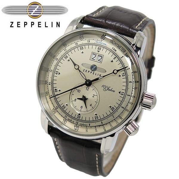 ツェッペリン ZEPPELIN 100周年 記念モデル LZ1 クオーツ メンズ 腕時計 7640-...